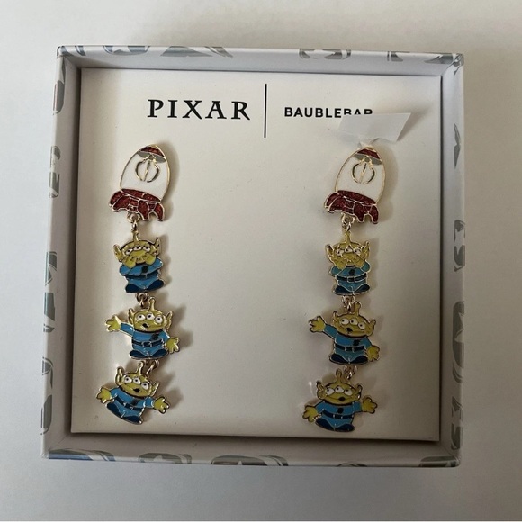 Pixar BaubleBar Toy Story Alien Rocket Dangle Earrings - Picture 1 of 1